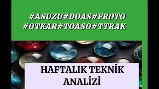 ASUZU - DOAS - FROTO - OTKAR - TTRAK  HAFTALIK DEĞERLENDİRMELER   21.12.2025 (FROTO HİSSE YORUMU)
