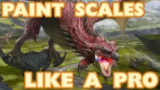 Paint Monsters Scales with this Easy Trick
