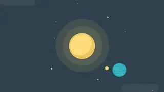 After effects tutorial | Rotating 2D Planets | Motion graphics
