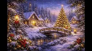 Festive Winter Wonderland | Elegant Holiday TV Background Art | TV Art Gallery