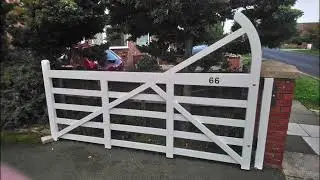 Wooden gates bespoke manufactured on the wirral