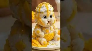 Sweet mango sticky rice served fresh and cozy ASMR🥭🍚 #shorts #trending #reels #viral #asmr