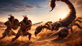 Two Tribal Warriors vs a Giant Scorpion &mdash; A Desert Fight for Survival