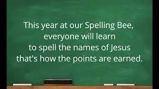 The Christmas County Spelling Bee - With Vocals