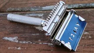Shaving: A Fantastic Safety Razor!  A Rhodium Valet Auto Strop - Made in Britain 👍