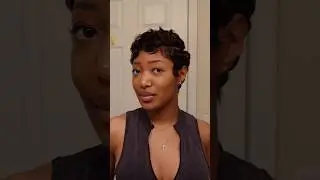 Watch me do pin curls on my pixie💕 #pixiehaircut #shorthair