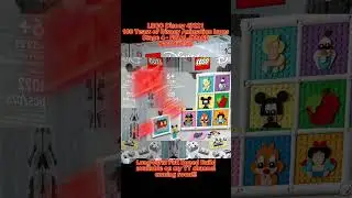 LEGO Disney 43221: 100 Years of Disney Animation Icons (Stage 4 of 4, Part 8 of 36) #shorts @LEGO