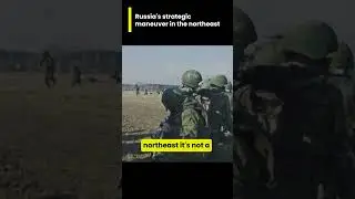 Russia's strategic maneuver in the northeast #ukraine #russia #war #strategy #conflict