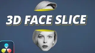From 2D Still Image to Animated 3D Face Slice Effect in DaVinci Resolve 19 in Less Than 10 Minutes!