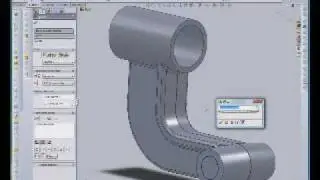 SolidWorks: Sweep con curva guida