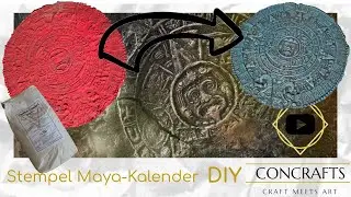 Stempelmatrize (Maya Kalender Relief) selber machen & Anwendungen der Stempelmatte [ HowTo / DIY ]