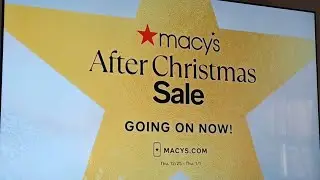Macy's🏬 2025 Commercial - After Christmas Sale