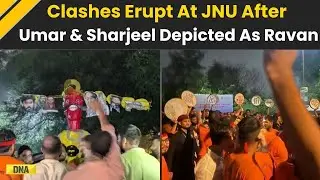 Clashes Erupt Between ABVP & Left At JNU After Allegedly Attack On Durga Immersion Procession