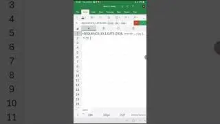Excel SEQUENCE Function Explained in 60 Seconds | Excel Shortcut Trick 🔥 #excel