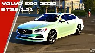 Volvo S90 2020 (ETS2 1.51) | Euro Truck Simulator 2 | ETS 2 | Car Mod