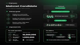 ТЕСТНЕТ TARAXA NETWORK | MAINNET