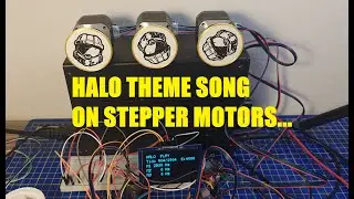 Playing the Full Halo Theme on Stepper Motors