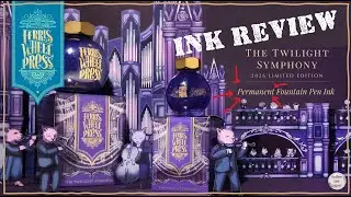 NEW The Twilight Symphony | Ferris Wheel Press | A PERMANENT fountain pen ink?? Let's test it!