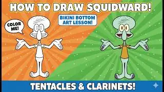 How to Draw Squidward | SpongeBob