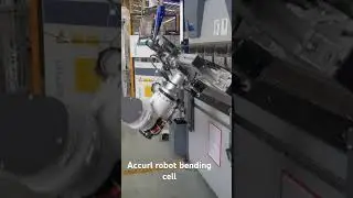 ACCURL electric press brake with robot bending cell