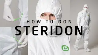 How to don Steridon, sterile Cleanroom coverall with hood