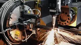 Bescutter Tube Master 24ft Tube Laser with Bevel Cutting | Cuts Both Ends | 3–6kW Fiber Laser System