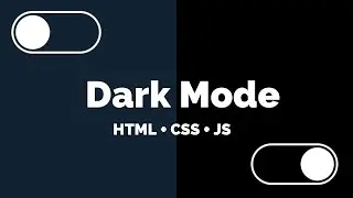 Dark Mode Toggle | HTML & CSS + JS
