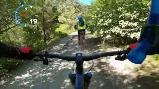 Tunnel creek downhill to bench