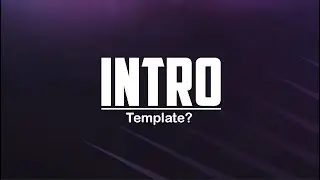 Rap Intro | Only Sony Vegas | Template?