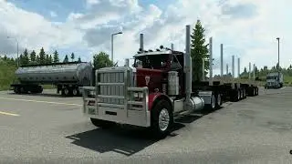 FLX Peterbilt 359 | Pinga's Log Trailer (CAT 3406A) - American Truck Simulator