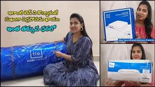 Flo mattress review in telugu | Flo pillows and mattress protector review in telugu