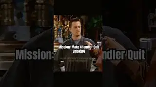 Mission: Make Chandler Quit Smoking#friends #funny #comedy #shorts #shortvideo