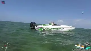 2021 Keys Island Runner Key West Fun Run onboard video skater powerboats 4-24-2021 KIR Poker Run