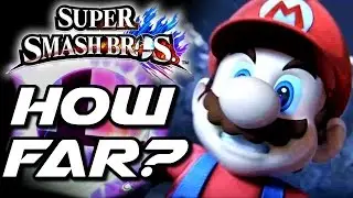 Super Smash Bros WHO CAN THROW Mario the Most Distance? (Wii U)