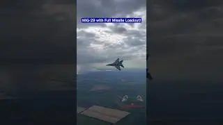 Украинский МиГ-29 с ракетами Р-73 и Р-27!
