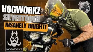 These HogWorkz Silvertooth Headlights Completely Transformed My Road Glide (Install + Review)