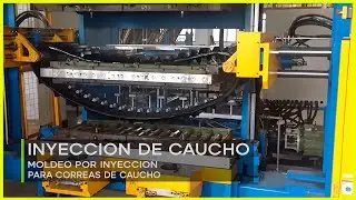 🔩 Moldeo de correas sin juntas | Dos procesos en una sola m&aacute;quina YIZUMI
