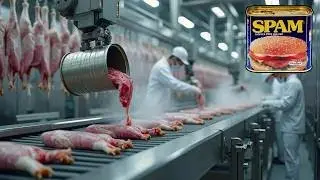 🥫 How CANNED MEAT Is Made: The SECRET Behind Canned Meat