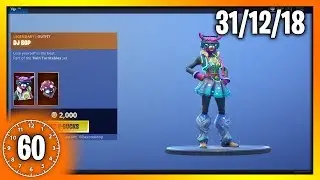 *NEW* DJ BOP SKIN  | 60 Second Fortnite Shop (Fortnite Battle Royale)