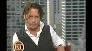 Johnny Depp:Chicago Premiere ET Interview long