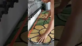 TPE backing machine for piece carpet