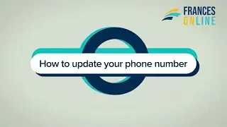 Frances Online: How to update your phone number