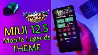 Miui 12.5 Mobile Legends Theme | New System Ui | Dark Mod Support Any Xiaomi Device's Miui12.5Theme
