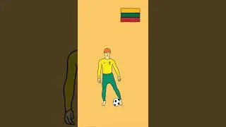 Football Lithuania ver. ⚽️ #football #lithuania #shorts