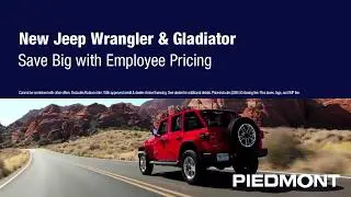 Employee Pricing For All at Piedmont Jeep in Anderson SC