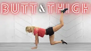 5 MIN BEFORE BED BUTT & THIGH WORKOUT | at home & no equipment | fitnessa ◡̈
