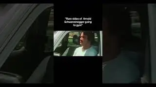 Arnold driving to the gym 🤯 #arnold #arnoldschwarzenegger #schwarzenegger