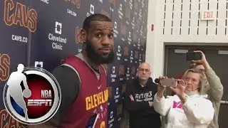 LeBron James switches gears when talking about being a basketball dad | NBA on ESPN