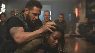 A biker assaulted a black girl in a bar, unaware that she was a secret special forces fighter!