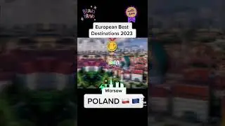 European Best Destination 2023 Goes To Warsaw Poland 🇵🇱 #europe #travel #poland #warsaw #tourism